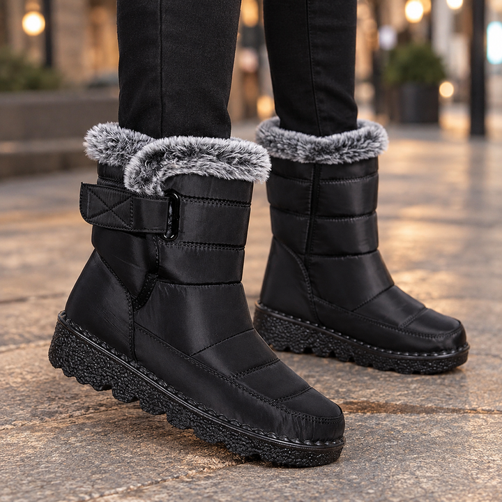 Mantova-Lucca Women's Plush Collar Boots product image | Invictora.com