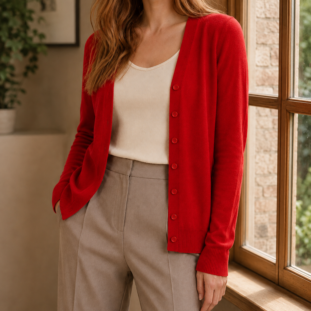 Women's Maxine-June V-Neck Sweater | Invictora.com