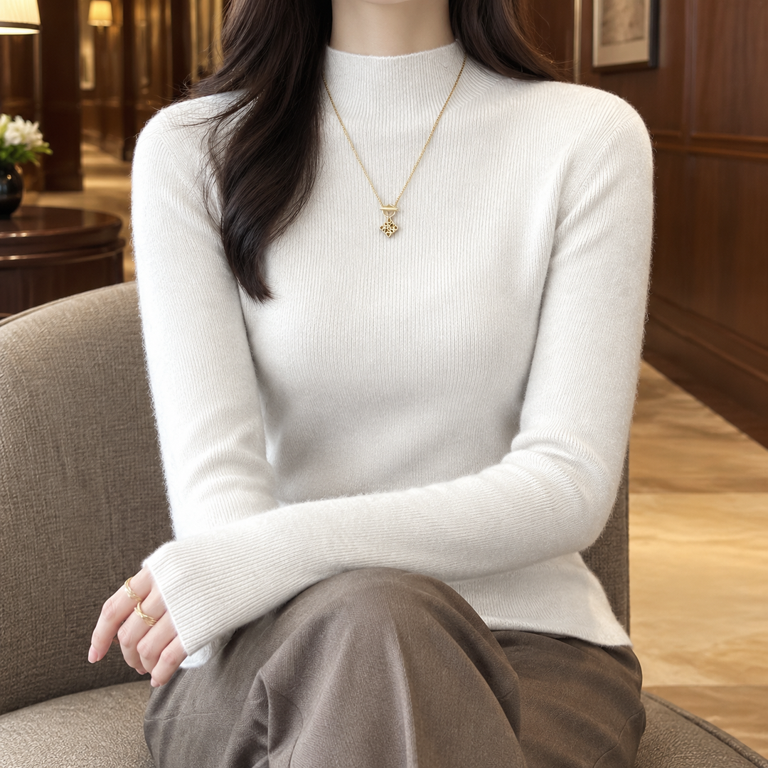 Women's Brigitte-Marie Cashmere Sweater | Invictora.com