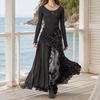 Women's Selene-Jade Asymmetric Maxi Dress | Invictora.com
