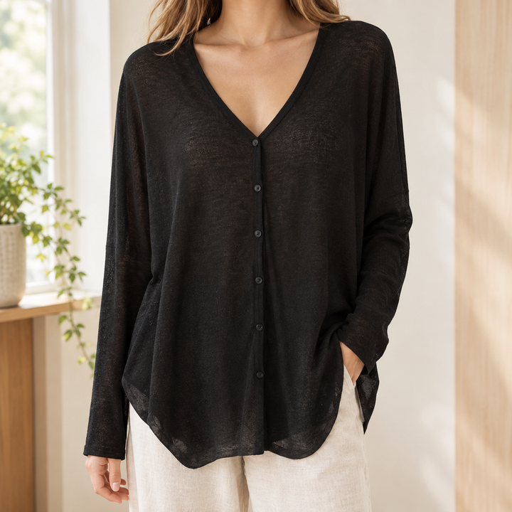 Women's Francesca-Faye Draped Cardigan | Invictora.com
