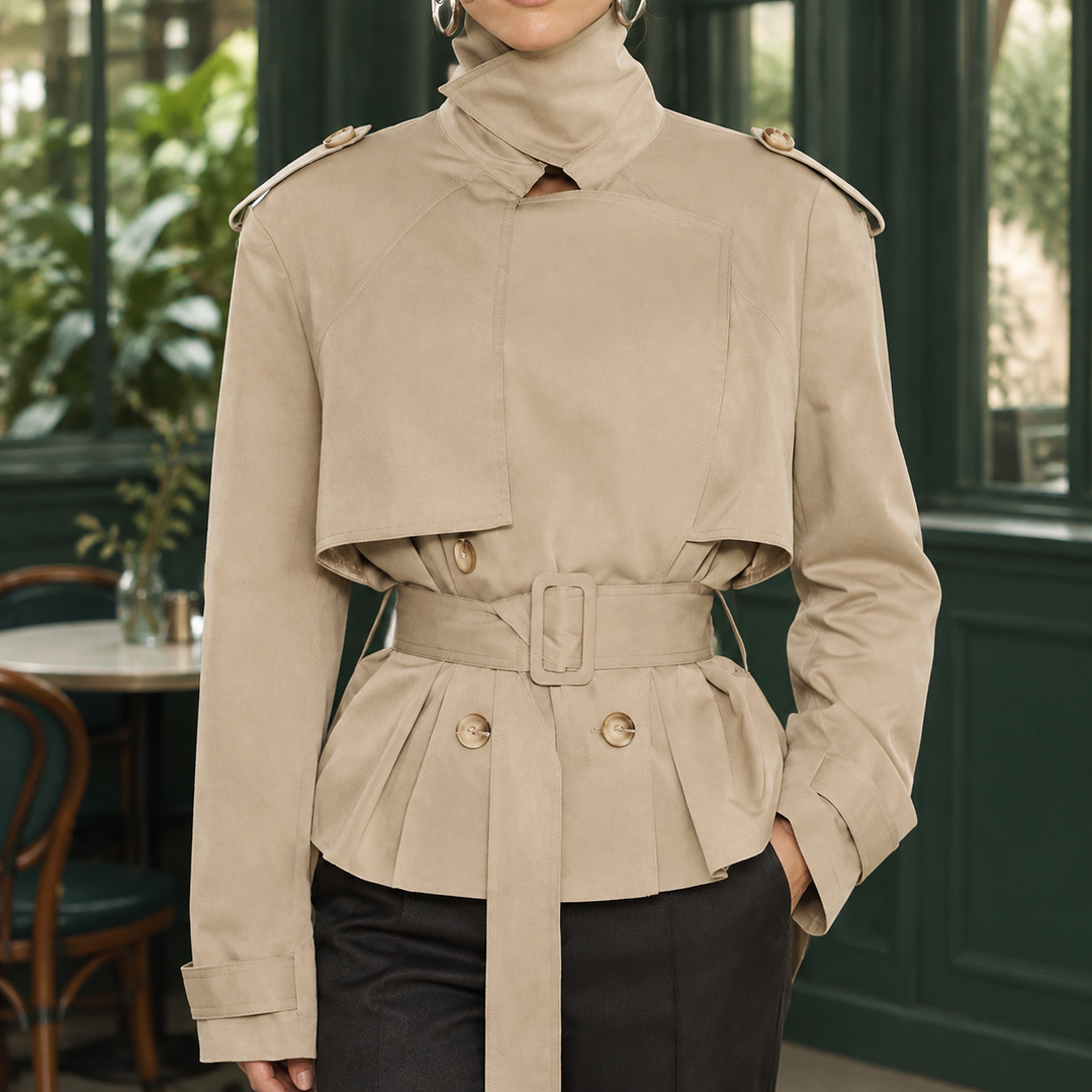 Women's Serena-Rose Belted Jacket | Invictora.com