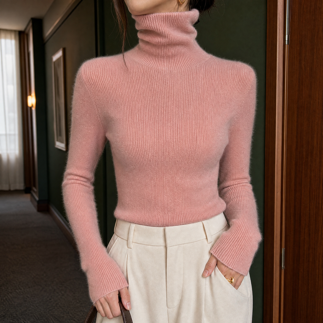 Women's Ophelia-Lane Turtleneck Sweater | Invictora.com