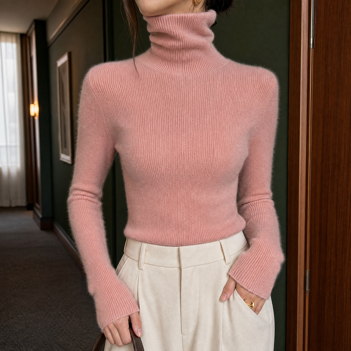 Women's Ophelia-Lane Turtleneck Sweater | Invictora.com