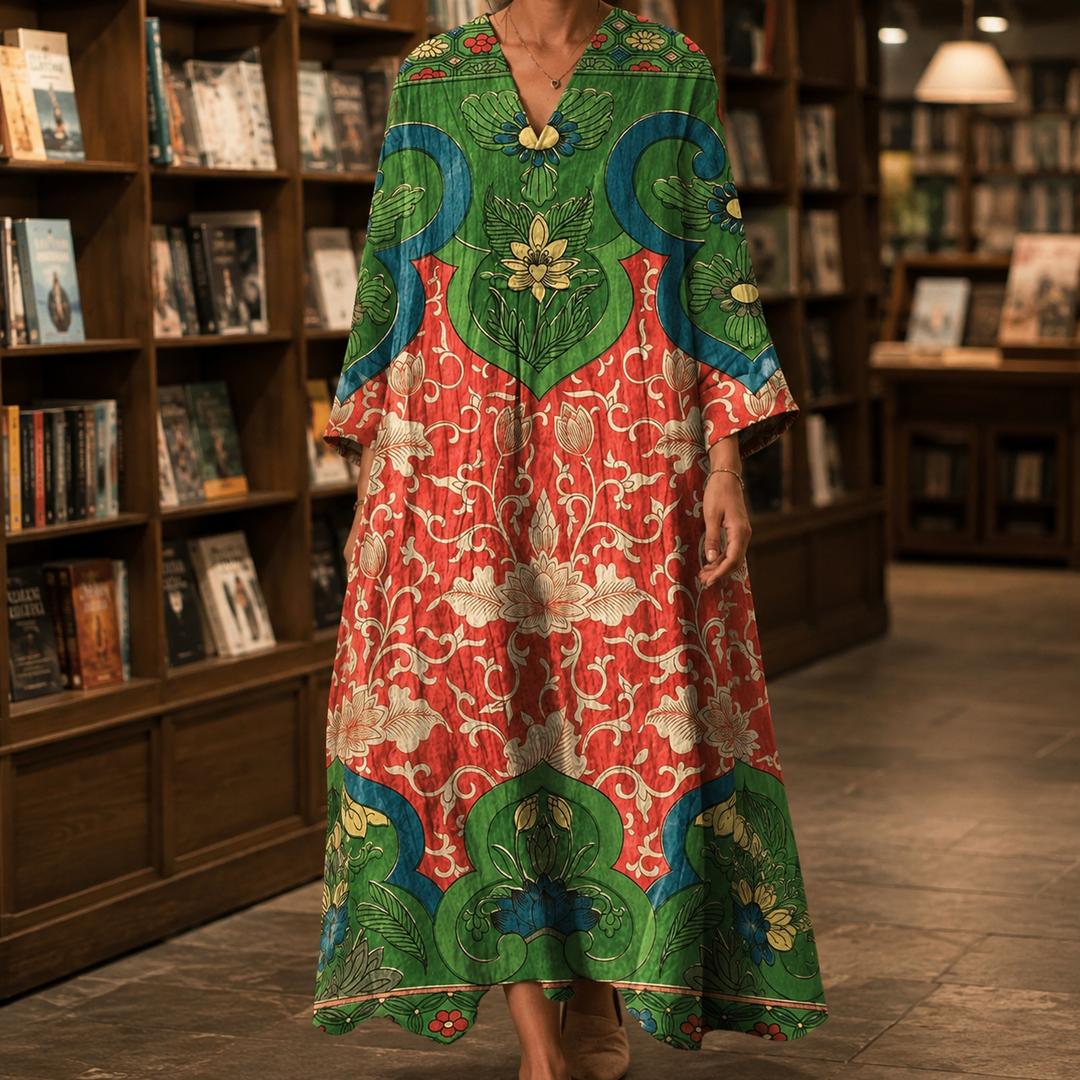Women's Astrid-June Lotus Maxi Dress product image | Invictora.com