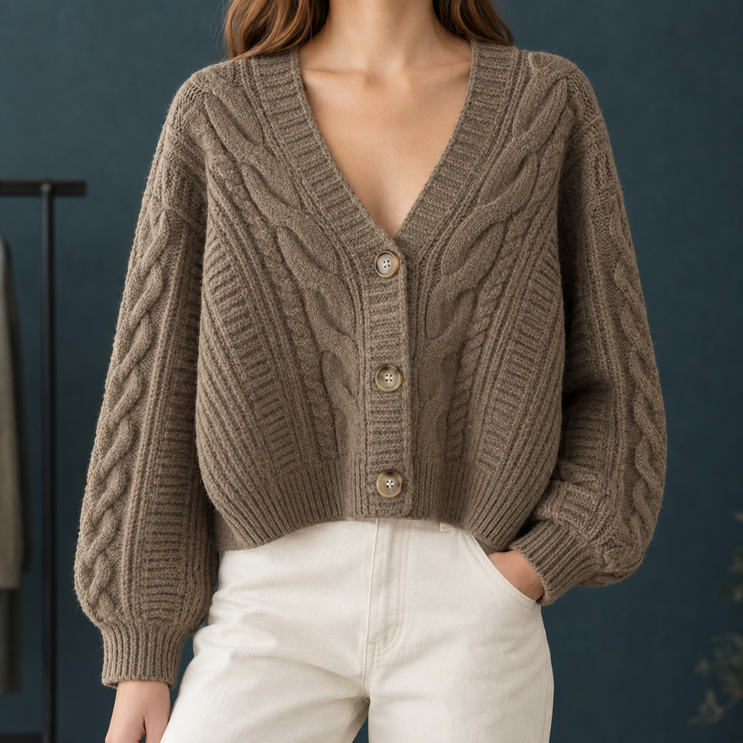 Women's Pippa-Hope Cable Cardigan | Invictora.com