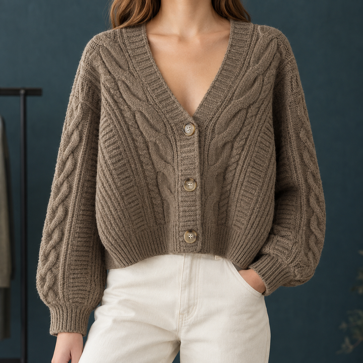 Women's Pippa-Hope Cable Cardigan | Invictora.com