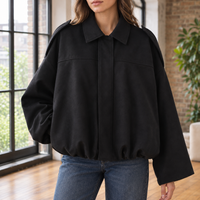 Women's Chantal-Pearl Suede Pilot Jacket
