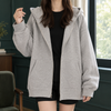 Women's Lavinia-Mae Oversized Zip Hoodie | Invictora.com