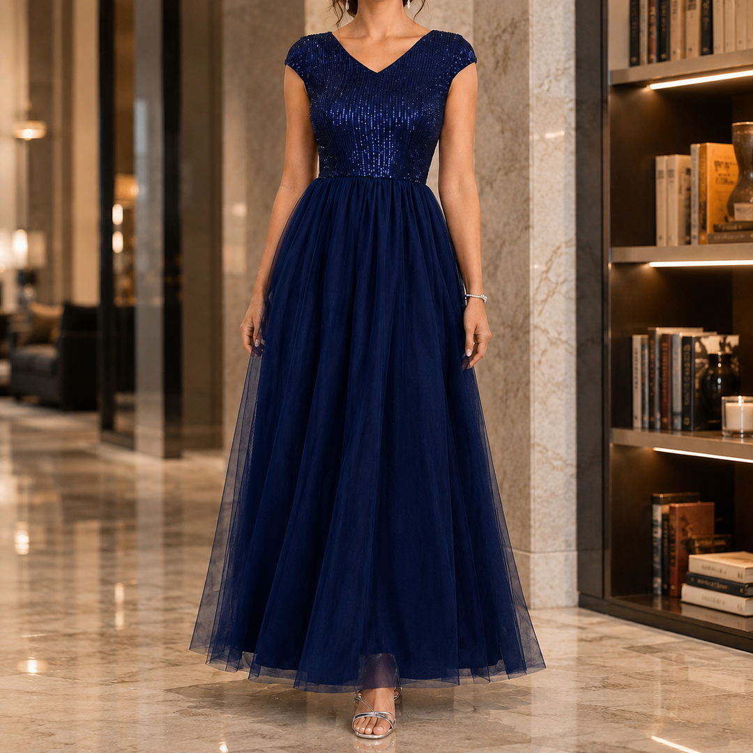 Women's Francesca-Faye Sequin Maxi Dress | Invictora.com