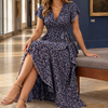 Women's Carina-Jade Ruffled Wrap Dress product image | Invictora.com