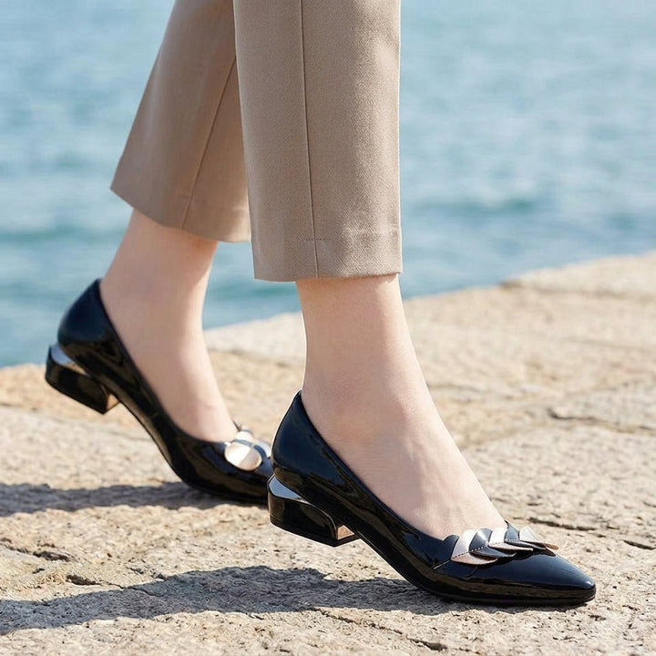 Women's Sienna Pointed Block Heels product image | Invictora.com