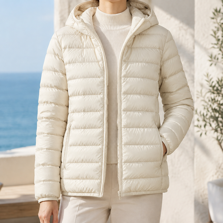 Women's Olympia-Lane Hooded Puffer Jacket | Invictora.com