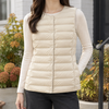 Women's Isabeau-Pearl Cashmere Vest | Invictora.com