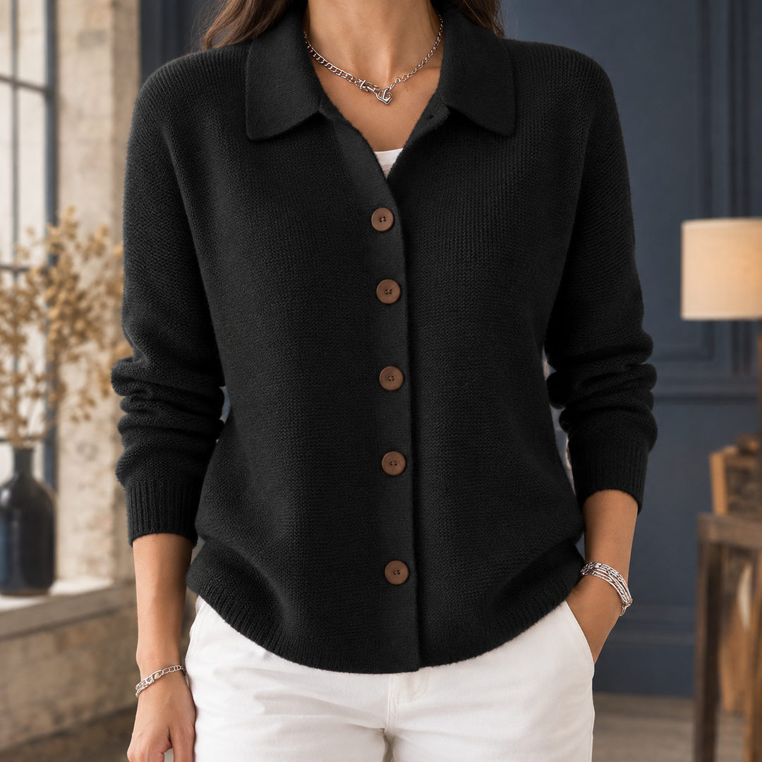 Women's Berenice-Marie Wool Cardigan | Invictora.com