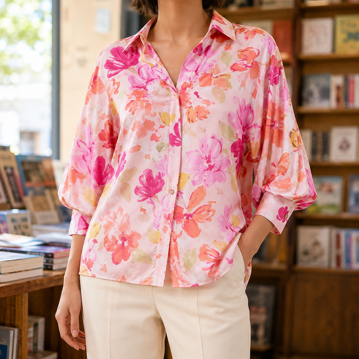 Women's Ines Floral Shirt | Invictora.com
