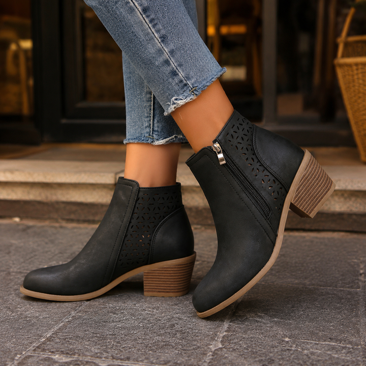 Women's Visconti Cutout Ankle Boots product image | Invictora.com