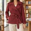Women's Celandine-Elise Belted Trench Jacket | Invictora.com