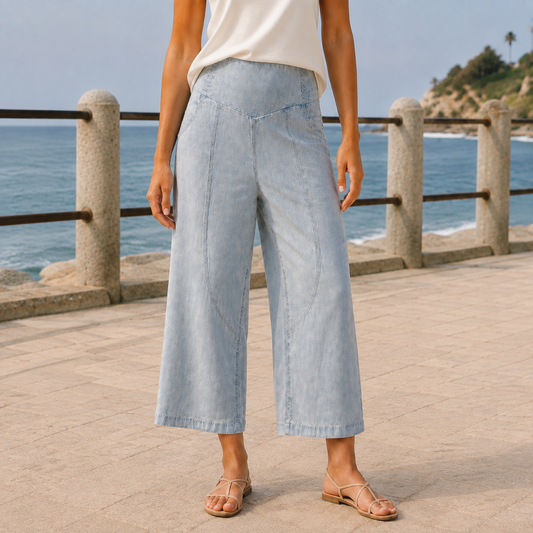 Women's Meredith-Elise Sculpted Wide Leg Pants | Invictora.com