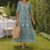 Women's Ada Ikat Maxi Dress product image | Invictora.com