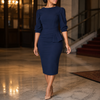 Women's Liora-Claire Peplum Dress product image | Invictora.com