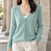 Women's Ghislaine V-Neck Cardigan | Invictora.com