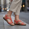 Women's Alessia Walking Sandals in Red | Invictora.com