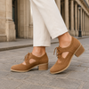 Women's Alberti Orthopedic Brogues in Beige | Invictora.com