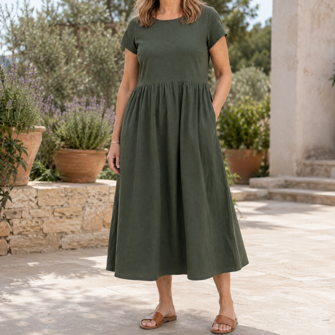 Women's Ilaria Relaxed Midi Dress | Invictora.com