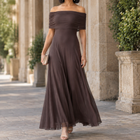 Women's Sylvie-Elise Bardot Maxi Dress