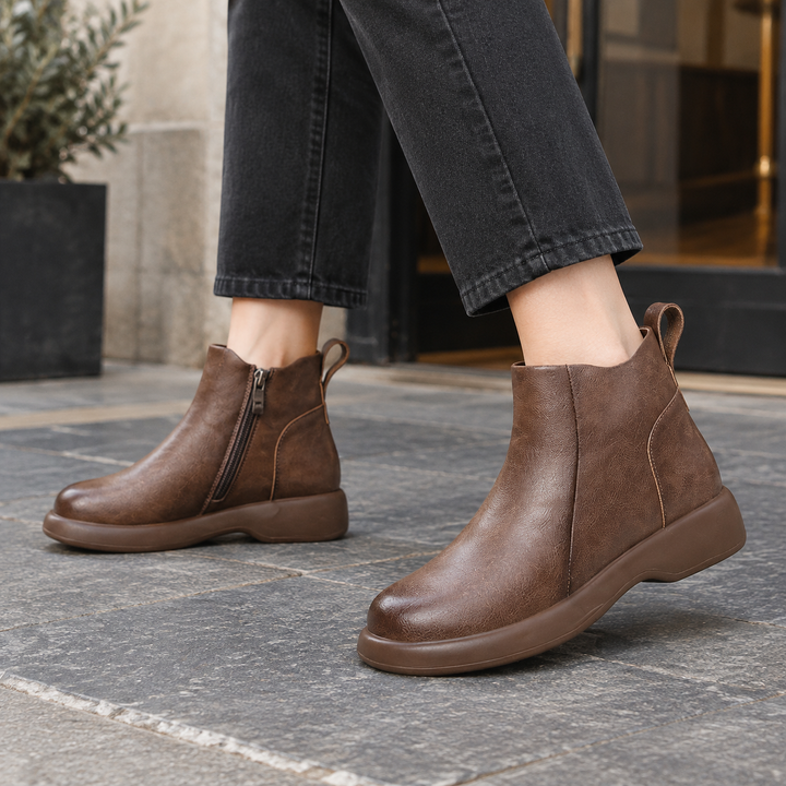 Mazzanti Women's Leather Ankle Boots product image | Invictora.com