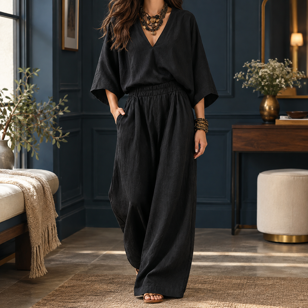 Women's Lucia-Grace Wide Leg Set | Invictora.com