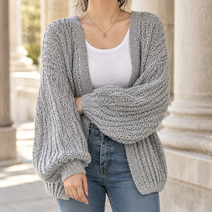 Women's Henriette-Lane Chunky Knit Cardigan | Invictora.com