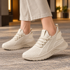Women's Cervini Breathable Sneakers in Beige | Invictora.com