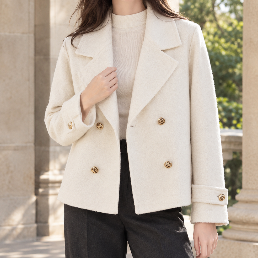 Women's Portia-Faye Double-Breasted Jacket | Invictora.com
