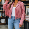 Women's Giselle-Grace Fringe Jacket | Invictora.com