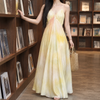 Women's Armelle Draped Maxi Dress | Invictora.com