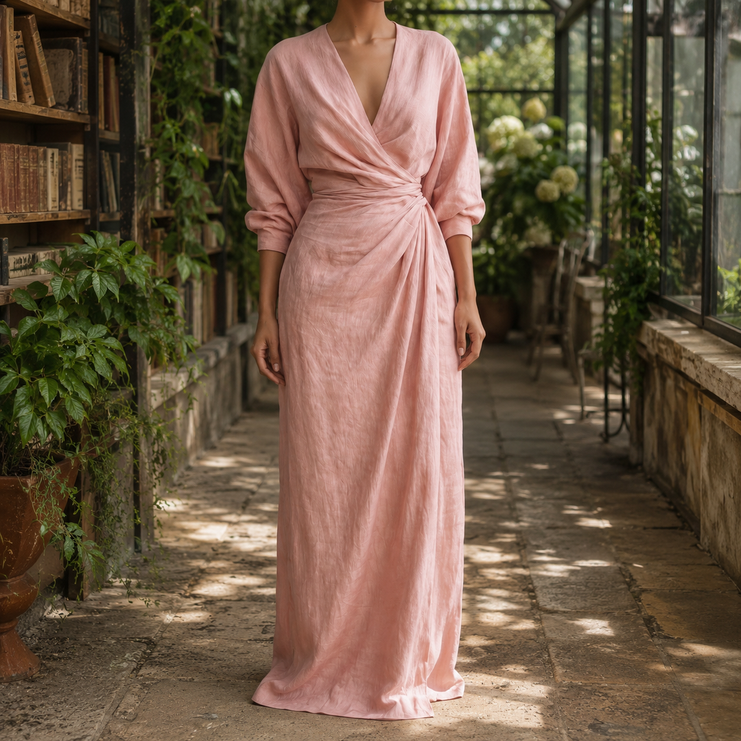 Women's Valentina-Louise Wrap Maxi Dress | Invictora.com