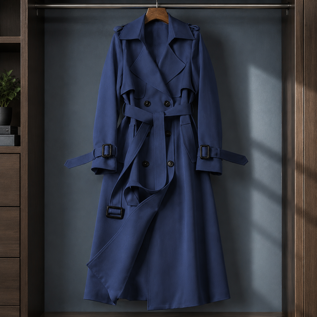 Women's Ancelin-Grace Belted Overcoat | Invictora.com