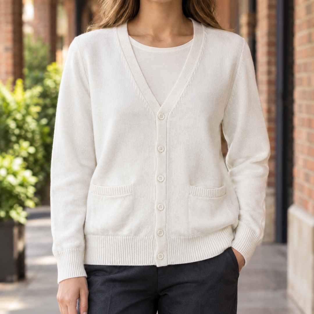 Women's Gwendolen-Kate V-Neck Cardigan | Invictora.com