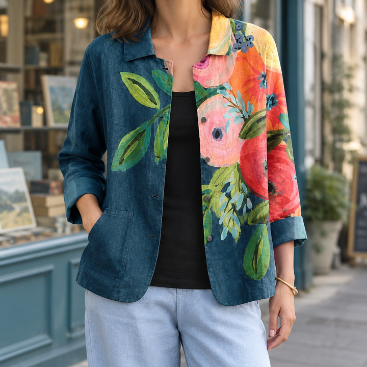 Women's April-Louise Painterly Shirt | Invictora.com