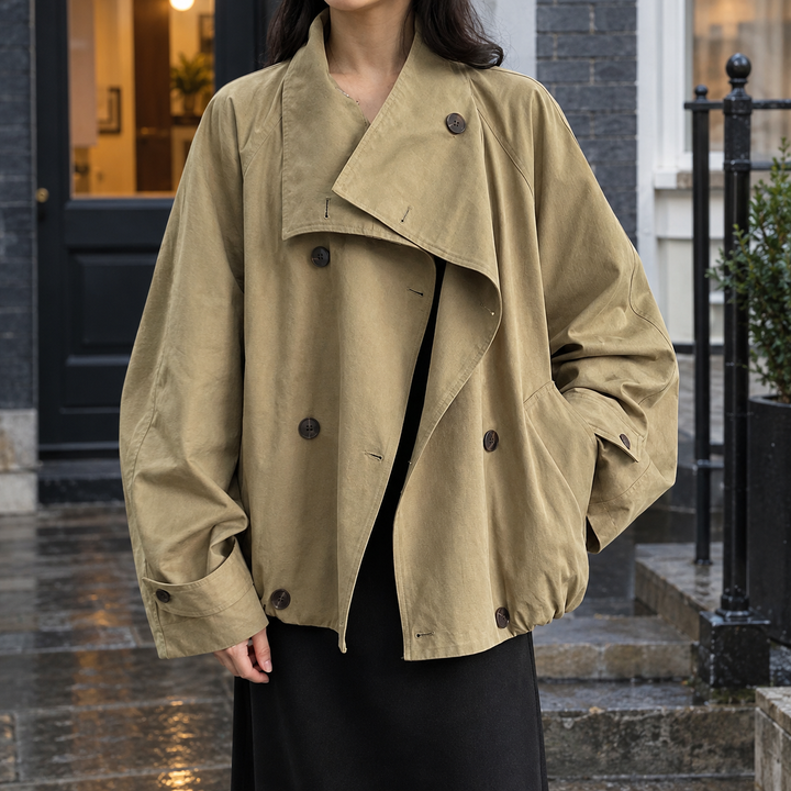 Women's Emery-Marie Double-Breasted Jacket | Invictora.com