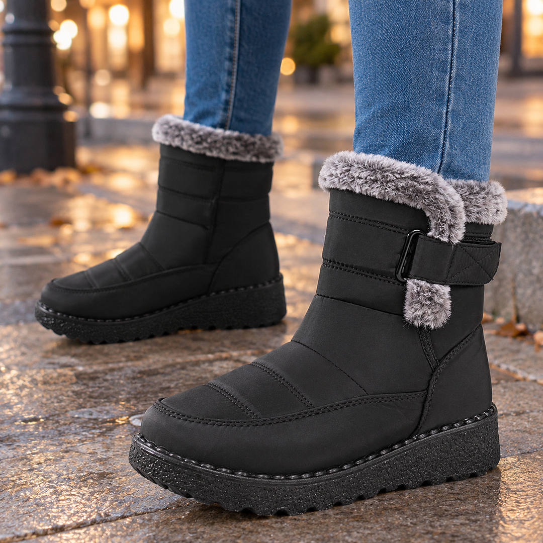 Lucania-Roma Women's Fur-Trim Boots product image | Invictora.com