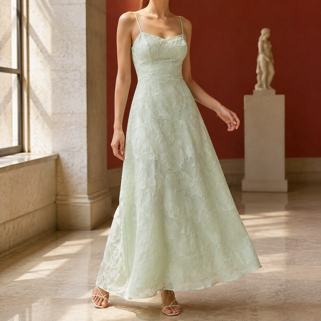 Women's Fabienne Textured Maxi Dress | Invictora.com
