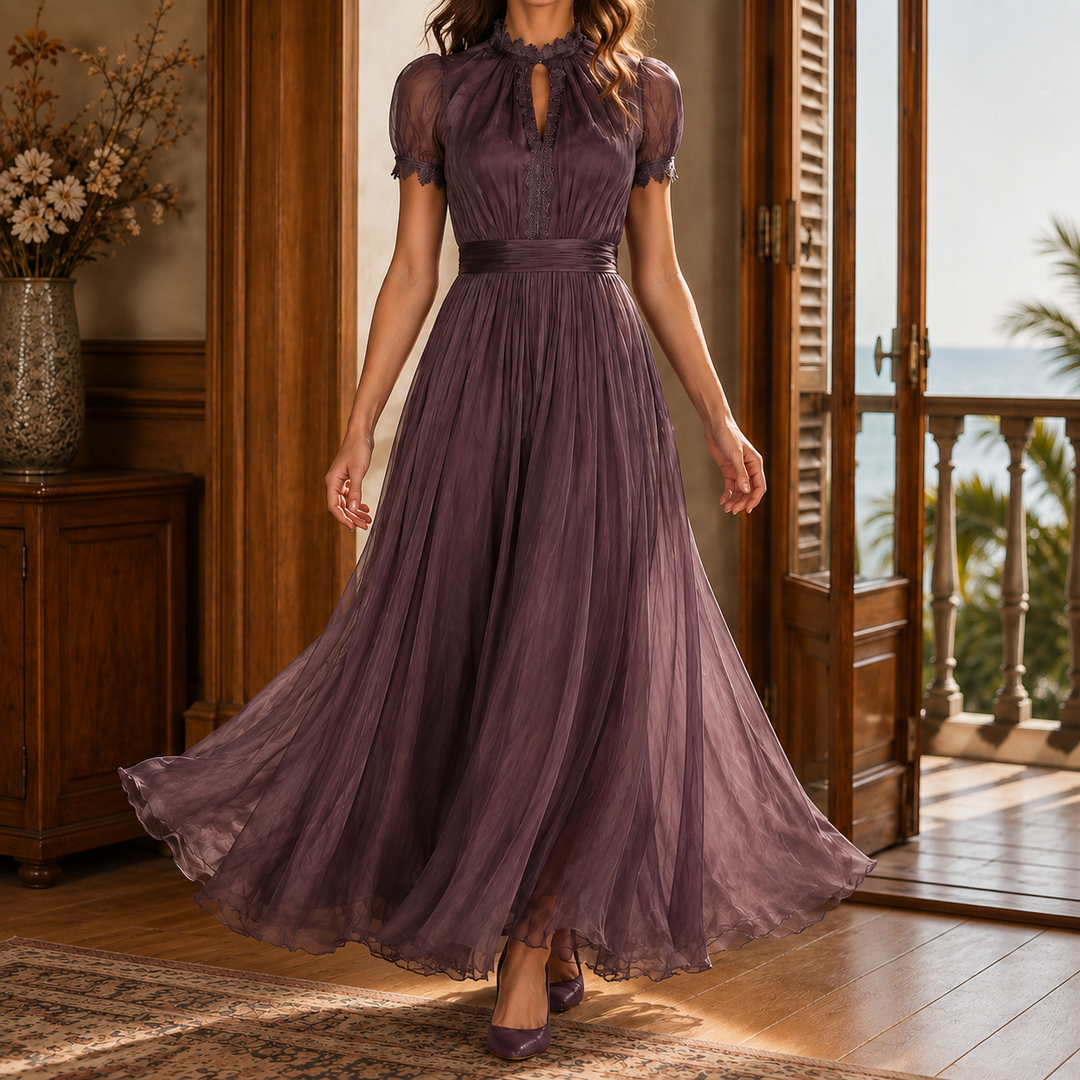 Women's Theodora-Mae Keyhole Maxi Dress | Invictora.com