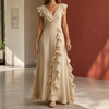 Women's Anais-June Ruffle Maxi Dress product image | Invictora.com