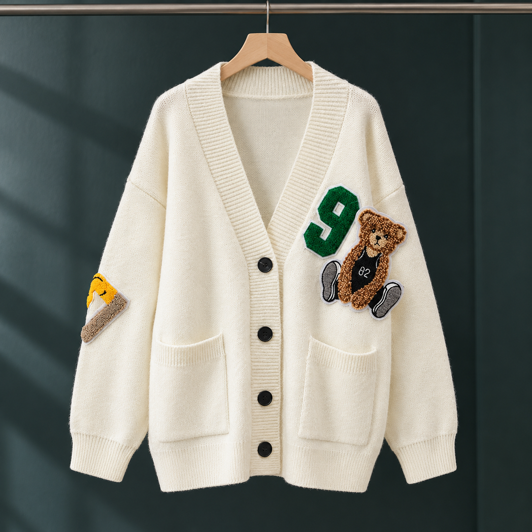 Women's Paige Bear Cardigan | Invictora.com