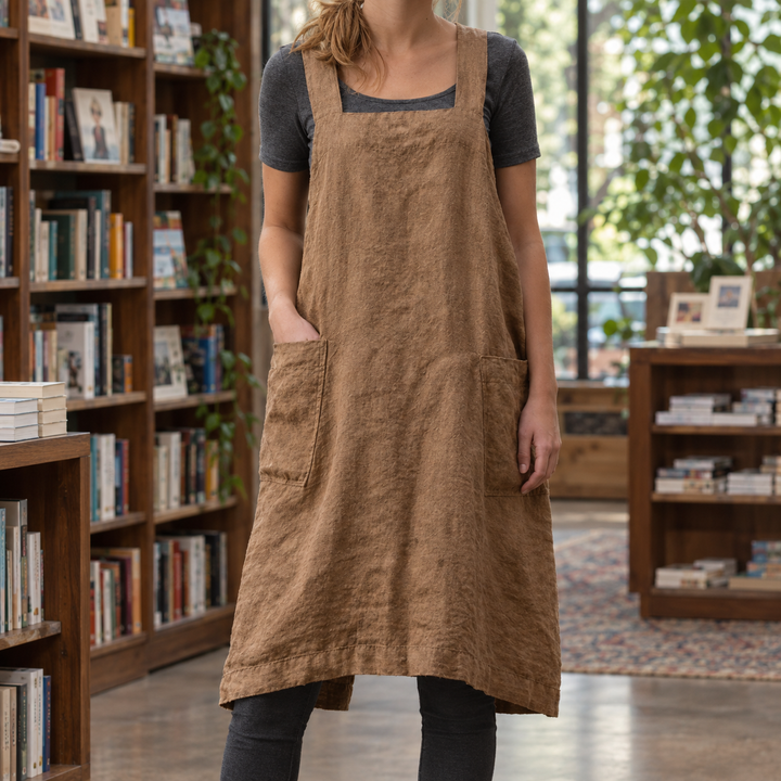Women's Yara-Pearl Pinafore Dress product image | Invictora.com