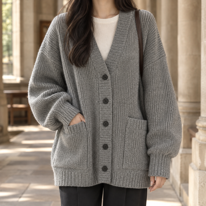 Women's Junia-Belle Ribbed Cardigan | Invictora.com