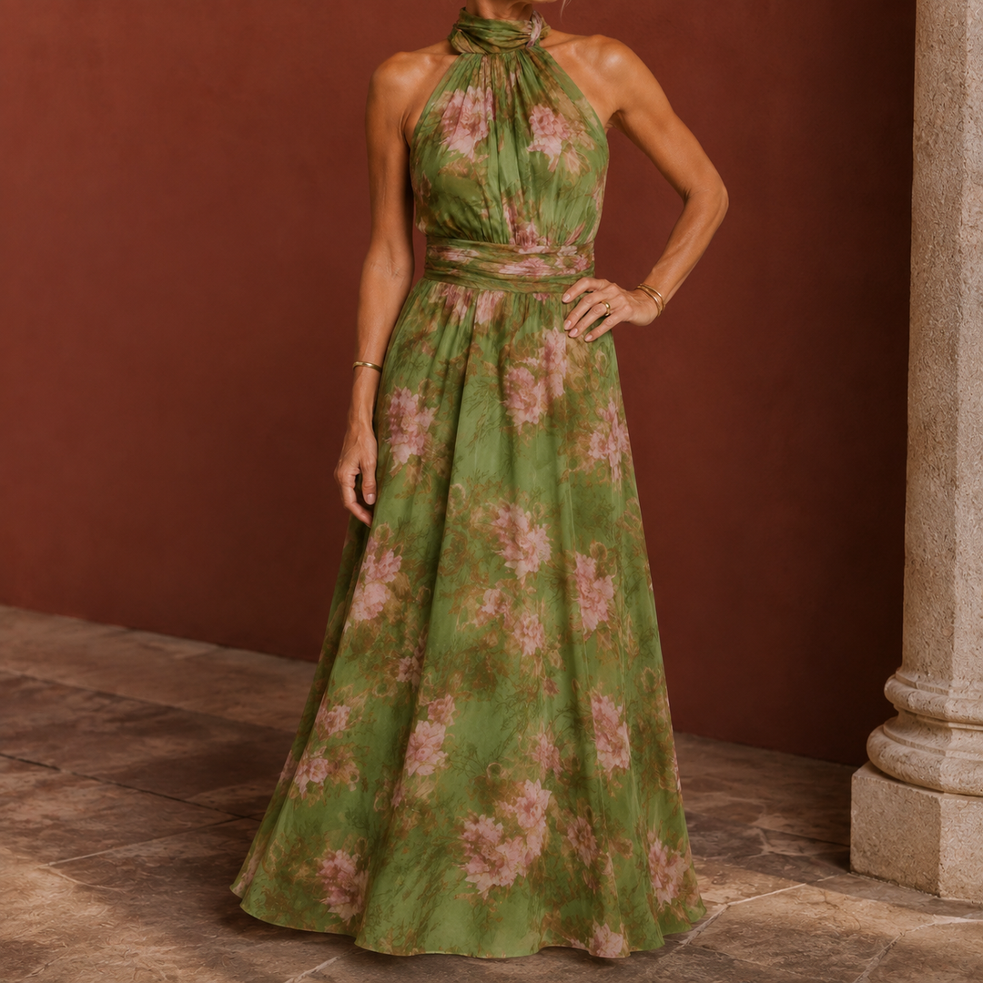 Women's Celine Halter Maxi Dress product image | Invictora.com